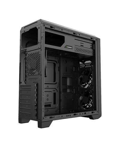 Компьютерный корпус Gamemax G563, Midi-Tower, Без блока питания, Чёрный