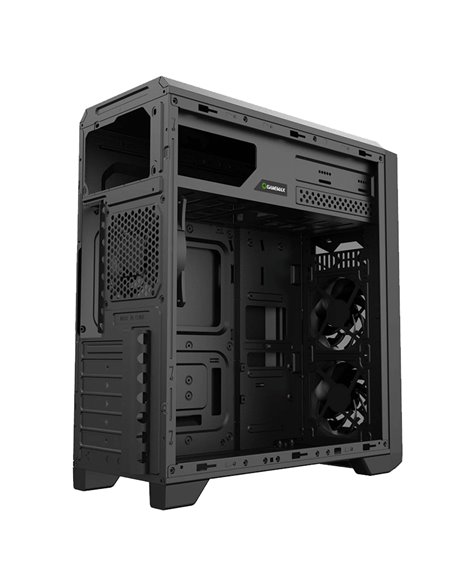 Компьютерный корпус Gamemax G563, Midi-Tower, Без блока питания, Чёрный