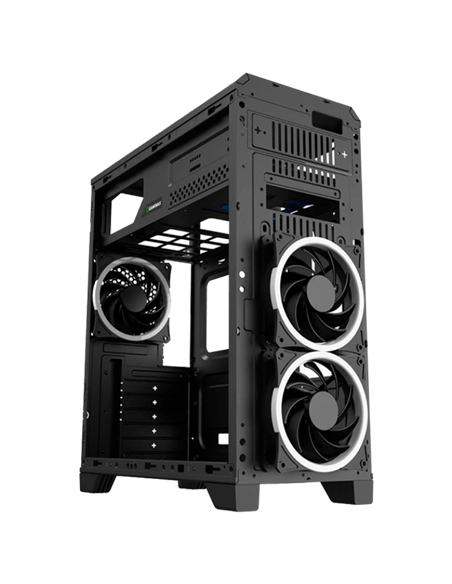 Компьютерный корпус Gamemax G563, Midi-Tower, Без блока питания, Чёрный