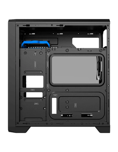 Компьютерный корпус Gamemax G563, Midi-Tower, Без блока питания, Чёрный