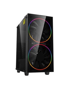 Компьютерный корпус Gamemax Black Hole, Midi-Tower, Без блока питания, Чёрный 2