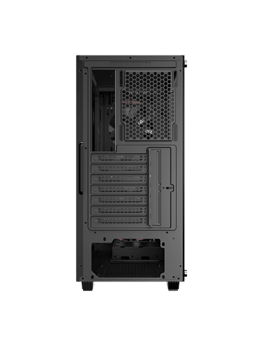 Carcasă PC Gamemax Black Hole, Midi-Tower, Fără PSU, Negru