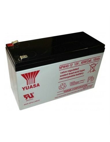 Аккумулятор для резервного питания Yuasa NPW45-12-TW, 12В, 7,5А*ч