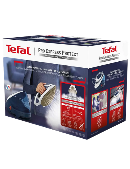 Утюг с парогенератором Tefal GV9221E0, 2600Вт, Синий Утюг с парогенератором Tefal GV9221E0, 2600Вт, Синий