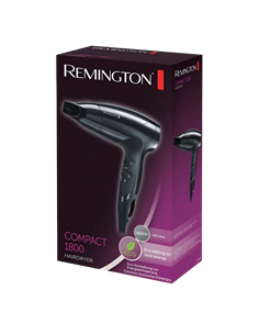 Компактный фен Remington Compact D5000, 1800 Вт, Чёрный 2