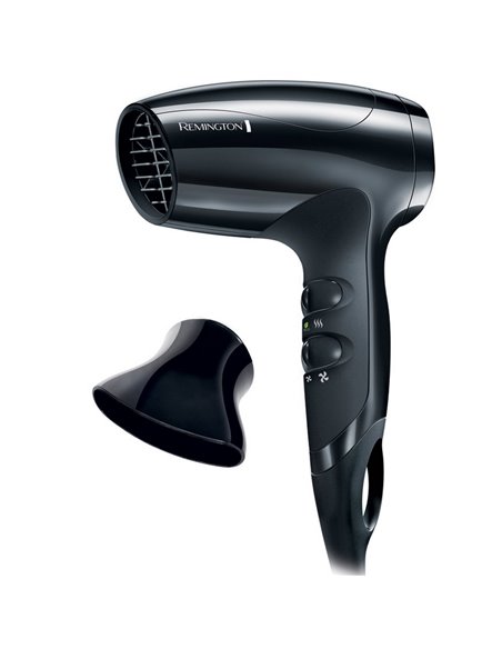 Компактный фен Remington Compact D5000, 1800 Вт, Чёрный