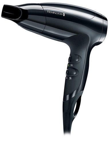 Компактный фен Remington Compact D5000, 1800 Вт, Чёрный