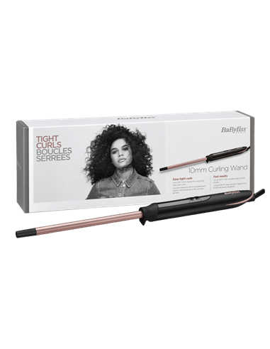 Ondulator de păr BaByliss Tight Curls Wand C449E, Negru | Roz