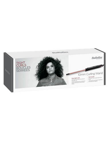 Плойка BaByliss Tight Curls Wand C449E, Чёрный | Розовый