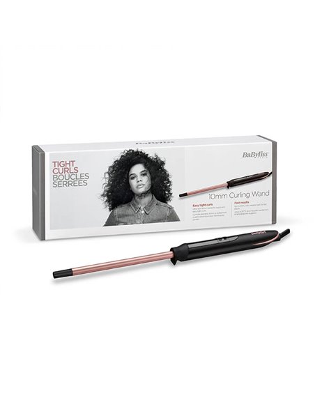 Плойка BaByliss Tight Curls Wand C449E, Чёрный | Розовый
