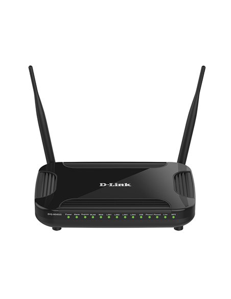 Беспроводной маршрутизатор D-Link DVG-N5402G, 3G, 4G, Чёрный