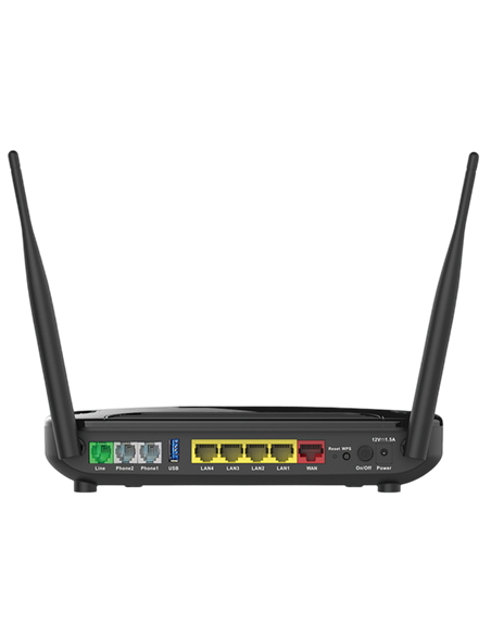Беспроводной маршрутизатор D-Link DVG-N5402G, 3G, 4G, Чёрный