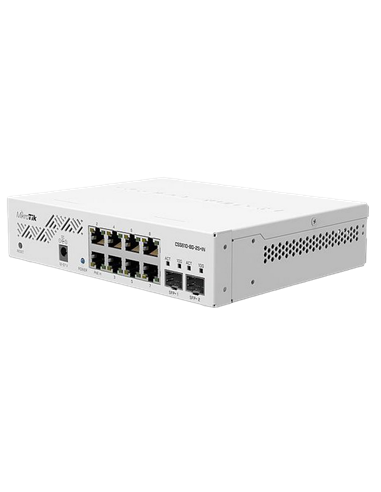 Comutator MikroTik CSS610-8G-2S+IN, Alb