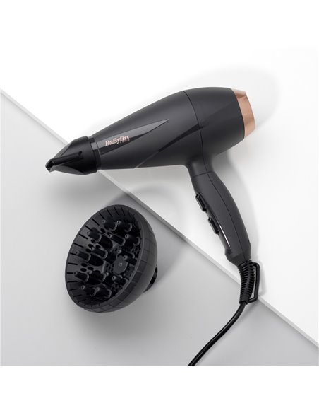 Uscător de păr BaByliss Smooth Pro 6709DE, 2100 W, Negru