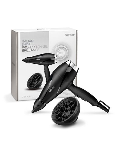 Uscător de păr BaByliss Shine Pro 6713DE, 2200 W, Negru