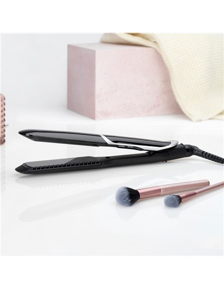Placă de îndreptat părul BaByliss Sleek Control Wide ST397E, Negru