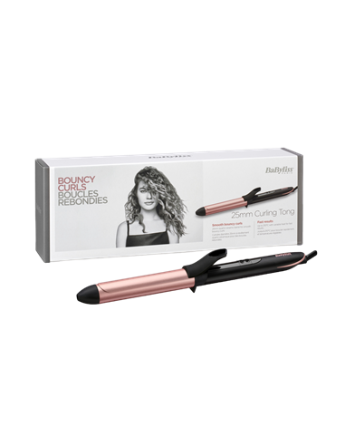 Ondulator de păr BaByliss C451E, Negru | Roz