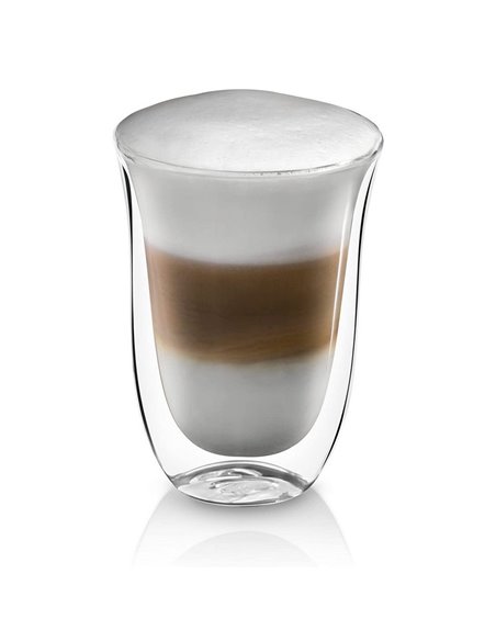 Set de pahare DeLonghi DLSC312, 220 ml 2 buc, Transparent¶