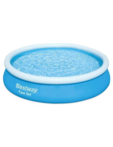 Piscină gonflabilă Bestway Fast Set, 6050L, Albastru/Alb, 57273