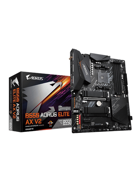 Материнская плата Gigabyte B550 AORUS ELITE AX V2, AM4, AMD B550, ATX