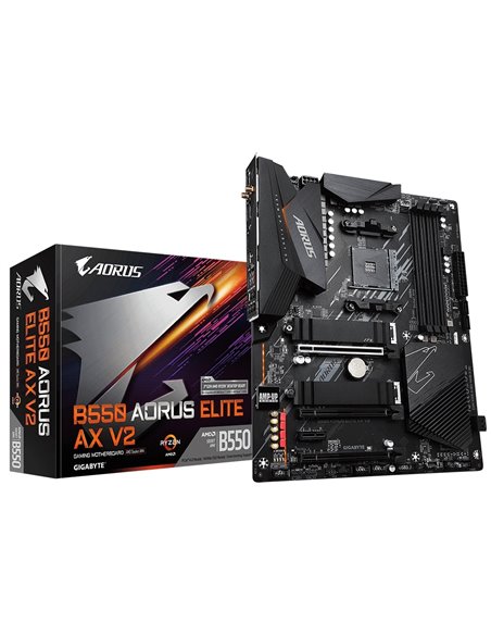 Placă de bază Gigabyte B550 AORUS ELITE AX V2, AM4, AMD B550, ATX