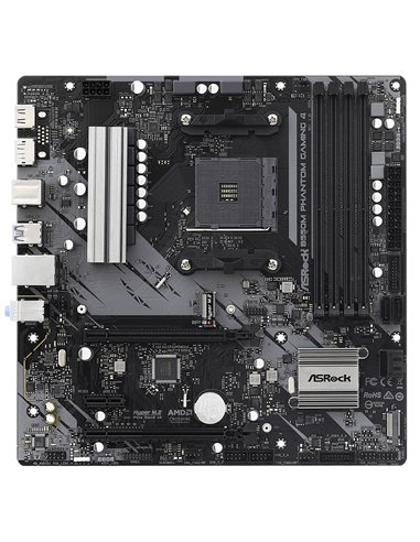 Материнская плата ASRock B550M PHANTOM GAMING 4, AM4, AMD B550, Micro-ATX