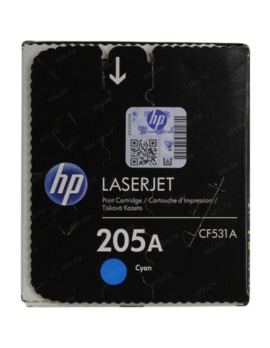 Картридж HP CF531A (205A), Голубой