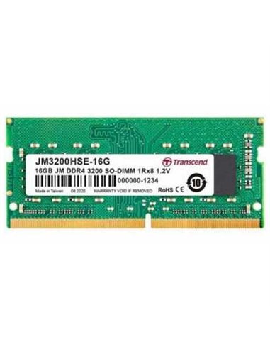 Memorie RAM Transcend JM3200HSE-16G, DDR4 SDRAM, 3200 MHz, 16GB