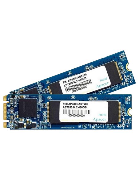 Накопитель SSD Apacer AS2280P4, 1000Гб, AP1TBAS2280P4-1
