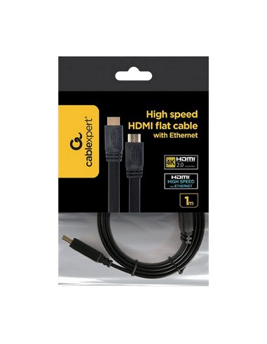 Cablu Video Cablexpert CC-HDMI4F-1M, HDMI (M) - HDMI (M), 1m, Negru