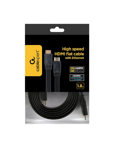 Cablu Video Cablexpert CC-HDMI4F-6, HDMI (M) - HDMI (M), 1,8m, Negru