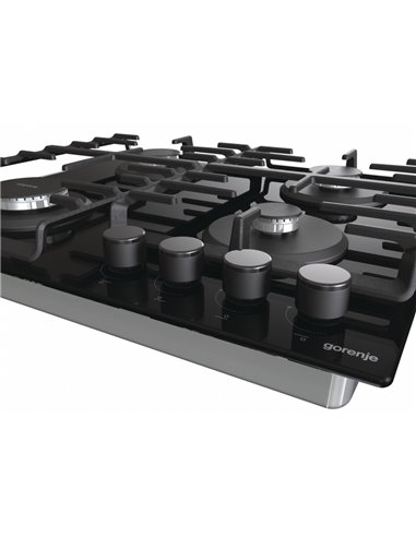 Plită pe gaz Gorenje GT 642 SYB, Negru