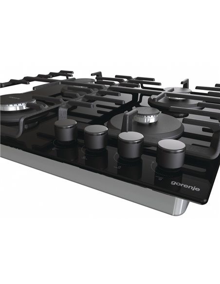 Plită pe gaz Gorenje GT 642 SYB, Negru Plită pe gaz Gorenje GT 642 SYB, Negru