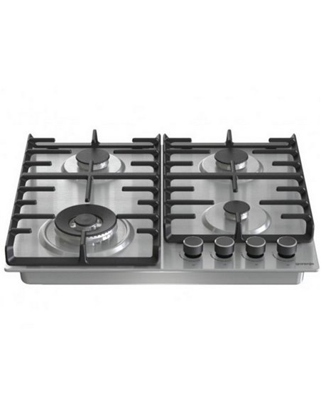 Plită pe gaz Gorenje GW 642 ABX, Oțel inoxidabil
