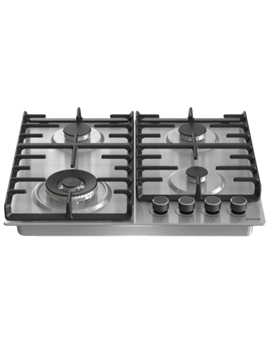 Plită pe gaz Gorenje GW 642 ABX, Oțel inoxidabil