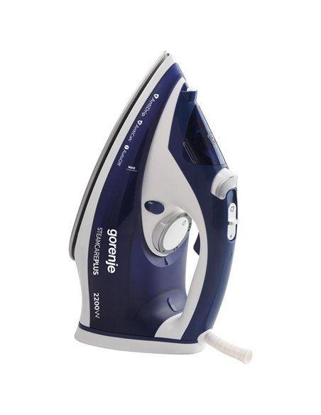Fier de călcat Gorenje Steam care plus SIH2200BLC, 2200W, Albastru