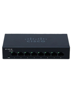 Switch de rețea Cisco SF110D-08, 8x 10/100 Mbps