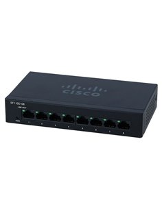 Switch de rețea Cisco SF110D-08, 8x 10/100 Mbps 2