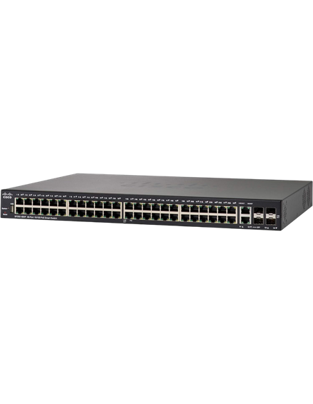 Switch de rețea Cisco SF250-48, 4x 10/100 Mbps, 4x SFP