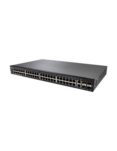Switch de rețea Cisco SF250-48, 4x 10/100 Mbps, 4x SFP