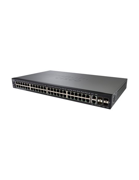 Switch de rețea Cisco SF250-48, 4x 10/100 Mbps, 4x SFP