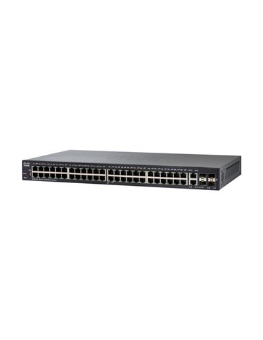Switch de rețea Cisco SF250-48, 4x 10/100 Mbps, 4x SFP