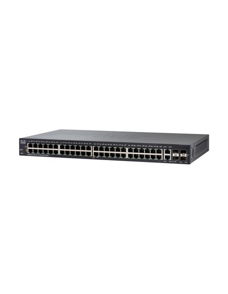 Switch de rețea Cisco SF250-48, 4x 10/100 Mbps, 4x SFP
