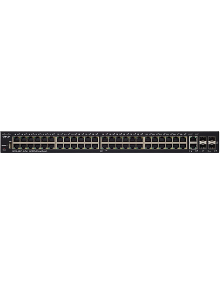 Switch de rețea Cisco SF250-48, 4x 10/100 Mbps, 4x SFP
