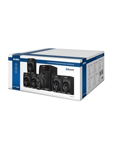 Компьютерные колонки 5.1 SVEN HT-202, Чёрный