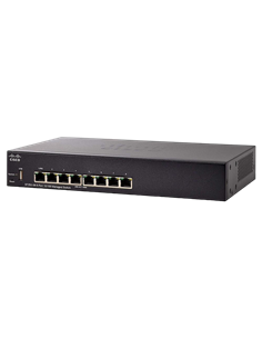 Switch de rețea Cisco SF350-08, 8x 10/100 Mbps