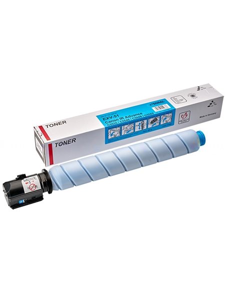 Тонер Integral Compatible EXV-51, Голубой