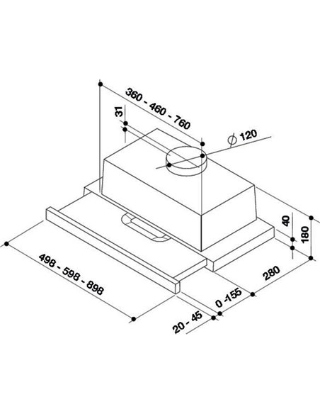Hota încorporabilă Whirlpool AKR 749/1 IX, Argintiu Hota încorporabilă Whirlpool AKR 749/1 IX, Argintiu
