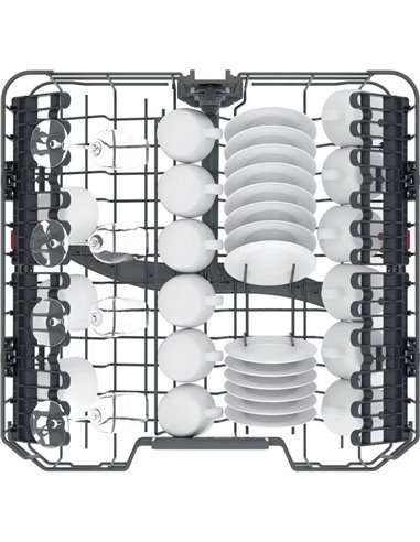 Mașină de spălat vase Whirlpool WI 7020 P, Argintiu