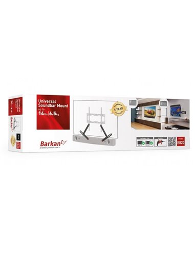 Наклонное настенное крепление BARKAN E820, Чёрный